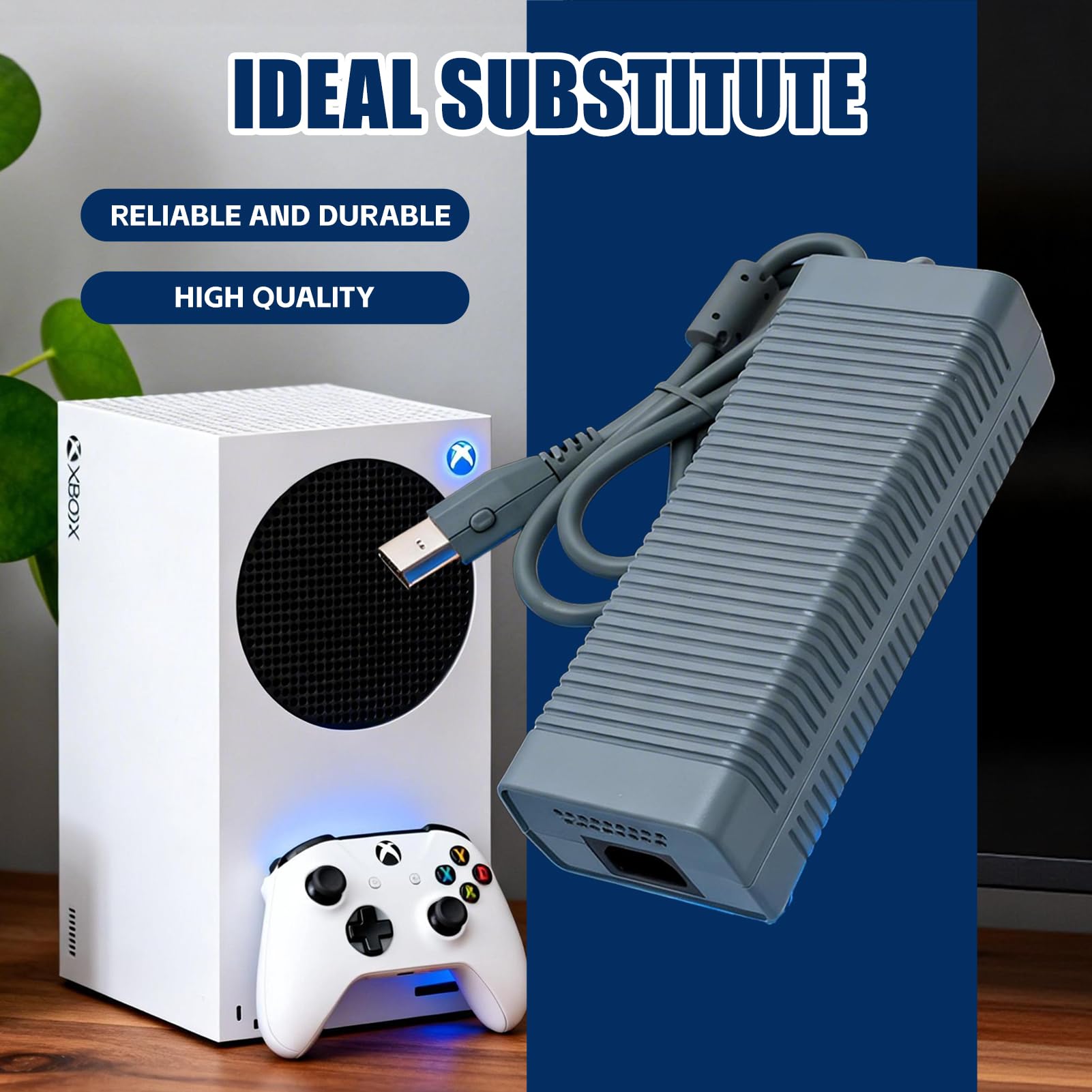 Adaptador de Corriente genérico 360 para Consola de Juegos, Cargador de Fuente de alimentación con Cable de alimentación, Adaptador de transmisión, Fuente de alimentación,