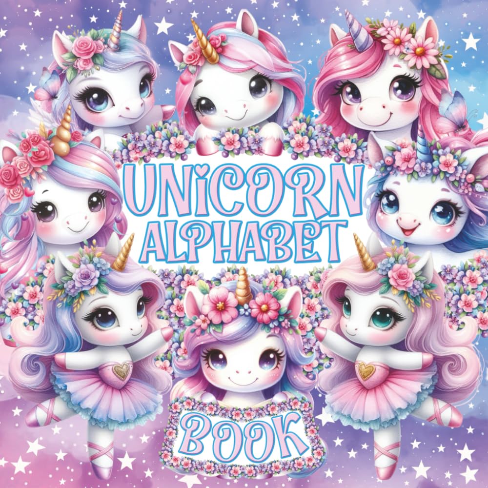 Unicorn Alphabet Book: ABC Educational Book For Early Learners
