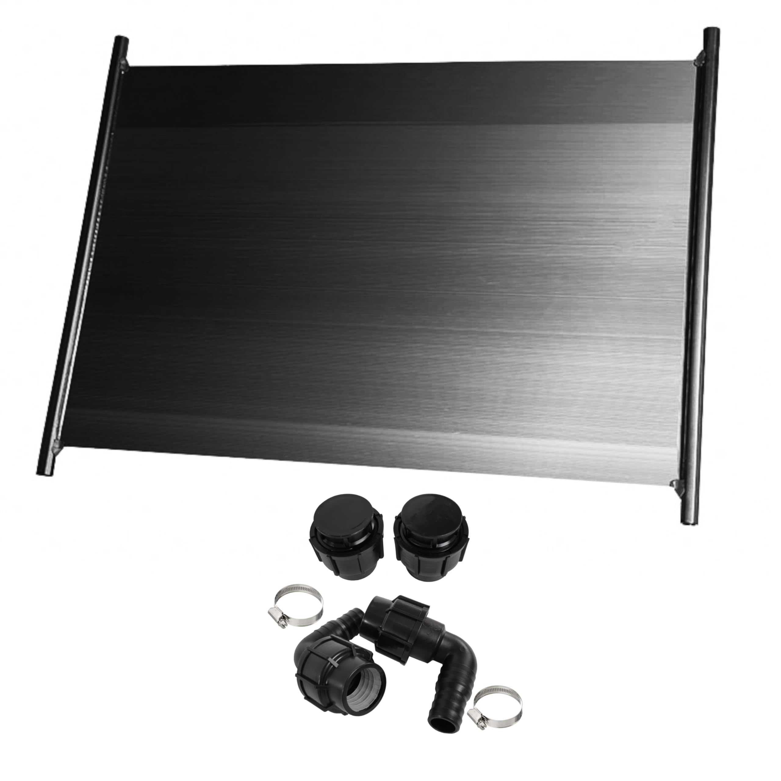 HAF® 1 x kolektor solarny 450 x 120 cm bez 3-drożnego zmiękczacza solarnego | mata grzewcza do basenów o powierzchni do 30 m³ | ogrzewanie solarne z możliwością dowolnego rozszerzenia | podgrzewacz