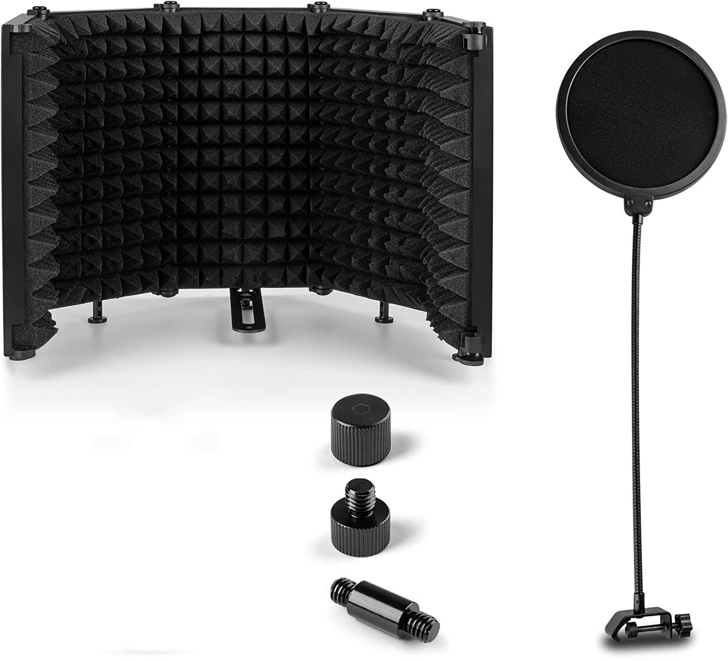 Imaginea® 5Panel Microphone Isolation Shield Mic Isolation Shield
