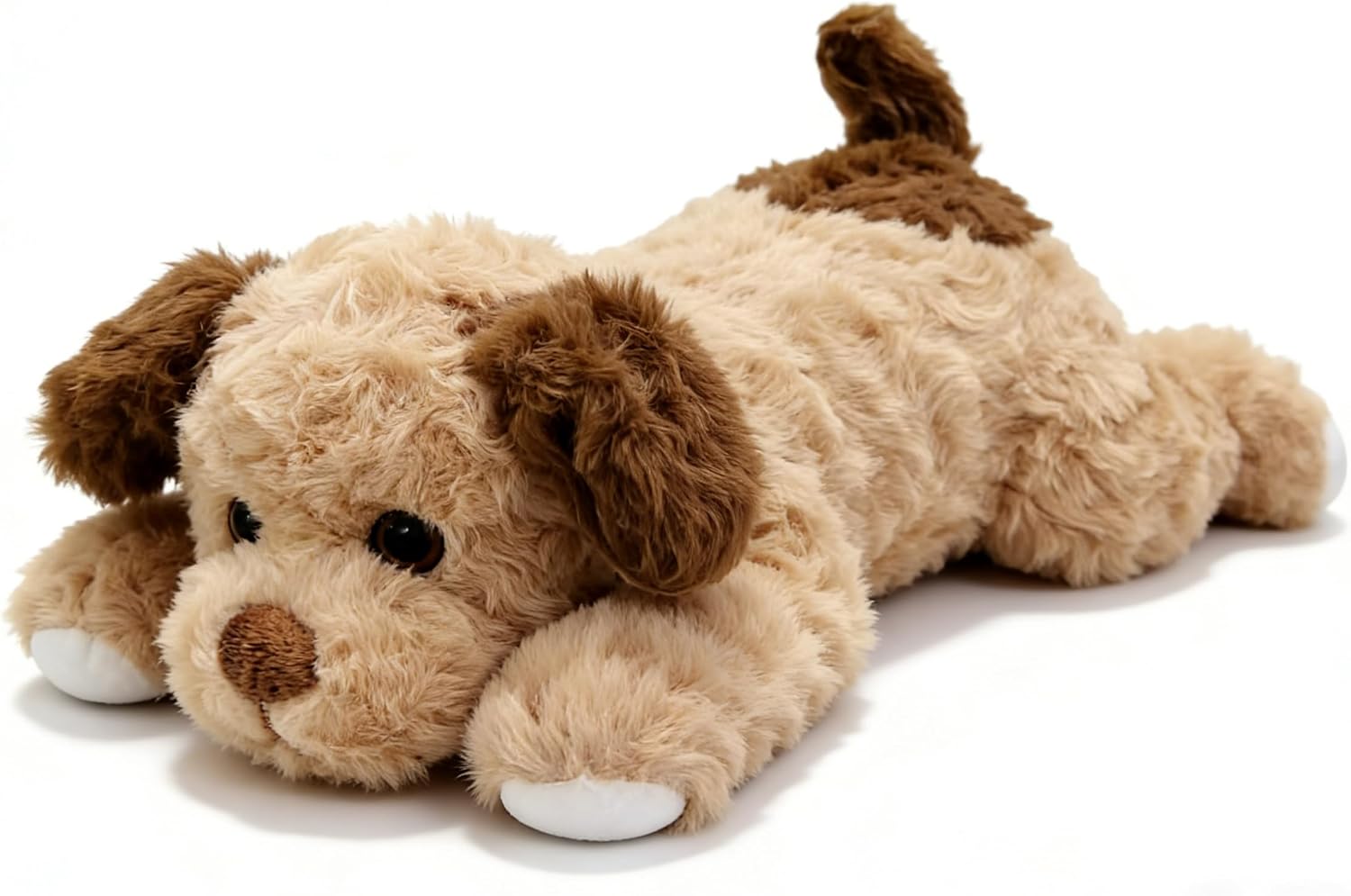 Brown Dog Stuffed Animals Pillow, Cute Decorative Pillows for Bed Livingroom Home Decor Cushion Decorative Pillows, Small 12 Inch