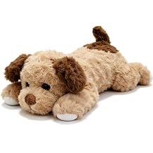 Brown Dog Stuffed Animals Pillow, Cute Decorative Pillows for Bed Livingroom Home Decor Cushion Decorative Pillows, Small 10 Inch