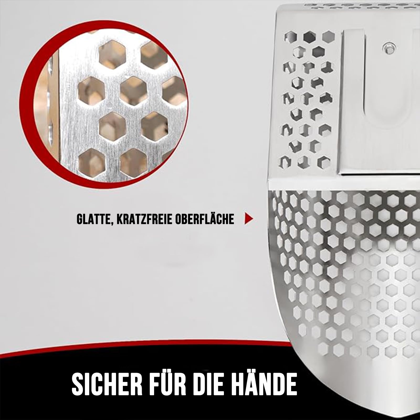 Sandschaufel für die Erkennung von Metallen, Edelstahl-Sandsieb-Schaufel mit langem Stahlgriff, Metalldetektor-Schaufel, Metalldetektor Zubehör (Schaufeln mit Edelstahlgriff)