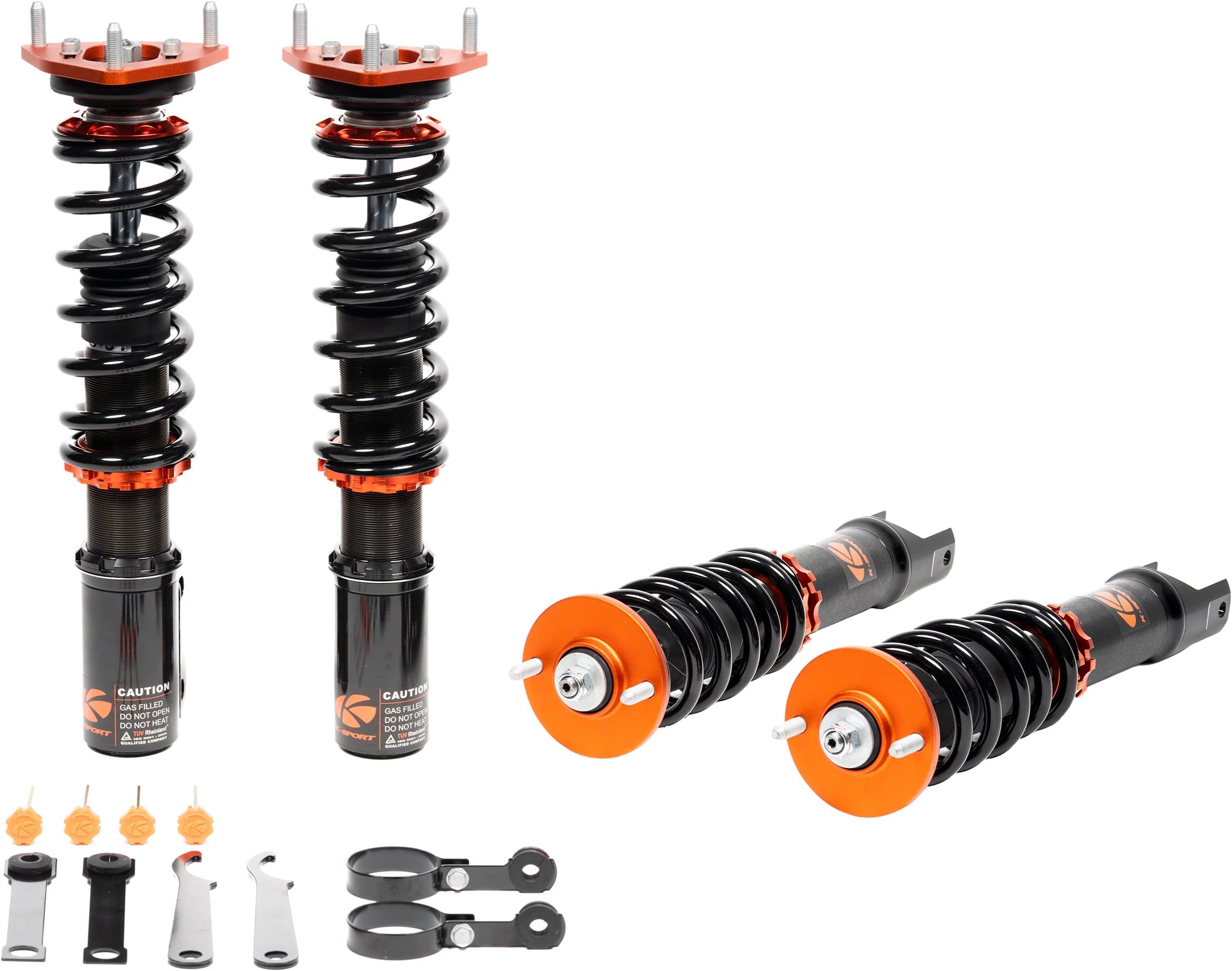 Ksport Coilovers Suspension Kit CAC030-KP | Compatible with 02-06 Acura RSX Type S - Kontrol Pro Adjustable Coilovers | Lowers Vehicle & Increases Handling Shock Absorber |