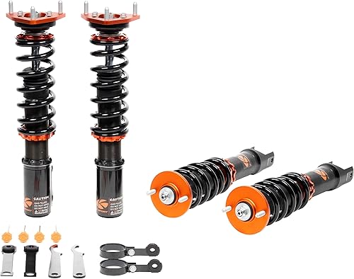 Ksport Kit de suspensión helicoidal CNS060-KP  Compatible con Nissan Altima 02-06 - Kontrol Pro Bobinas ajustables  Reduce el vehículo y aumenta el