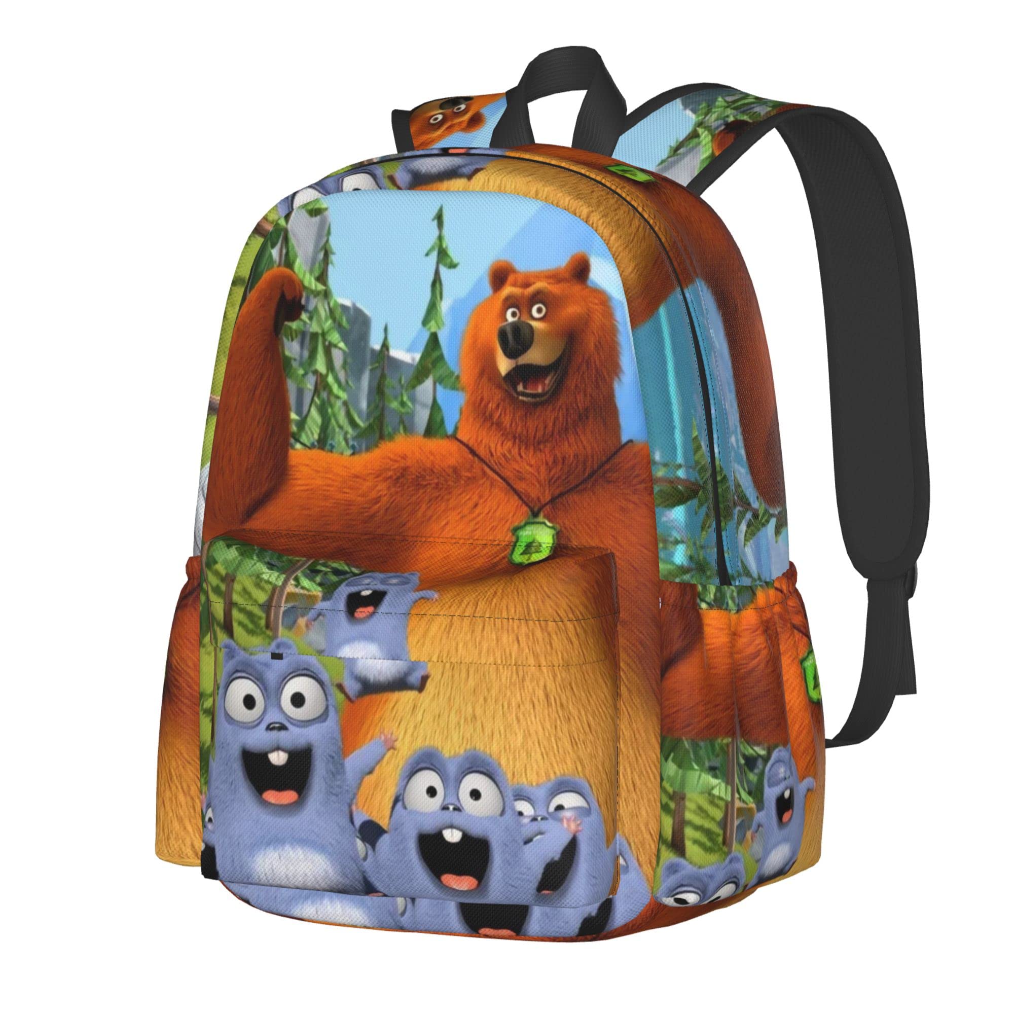 Suehome Grizzy & Lemmin-gs Backpack Laptop Daypack School Shoulders Bookbag Girls Boys Travel Bookbag