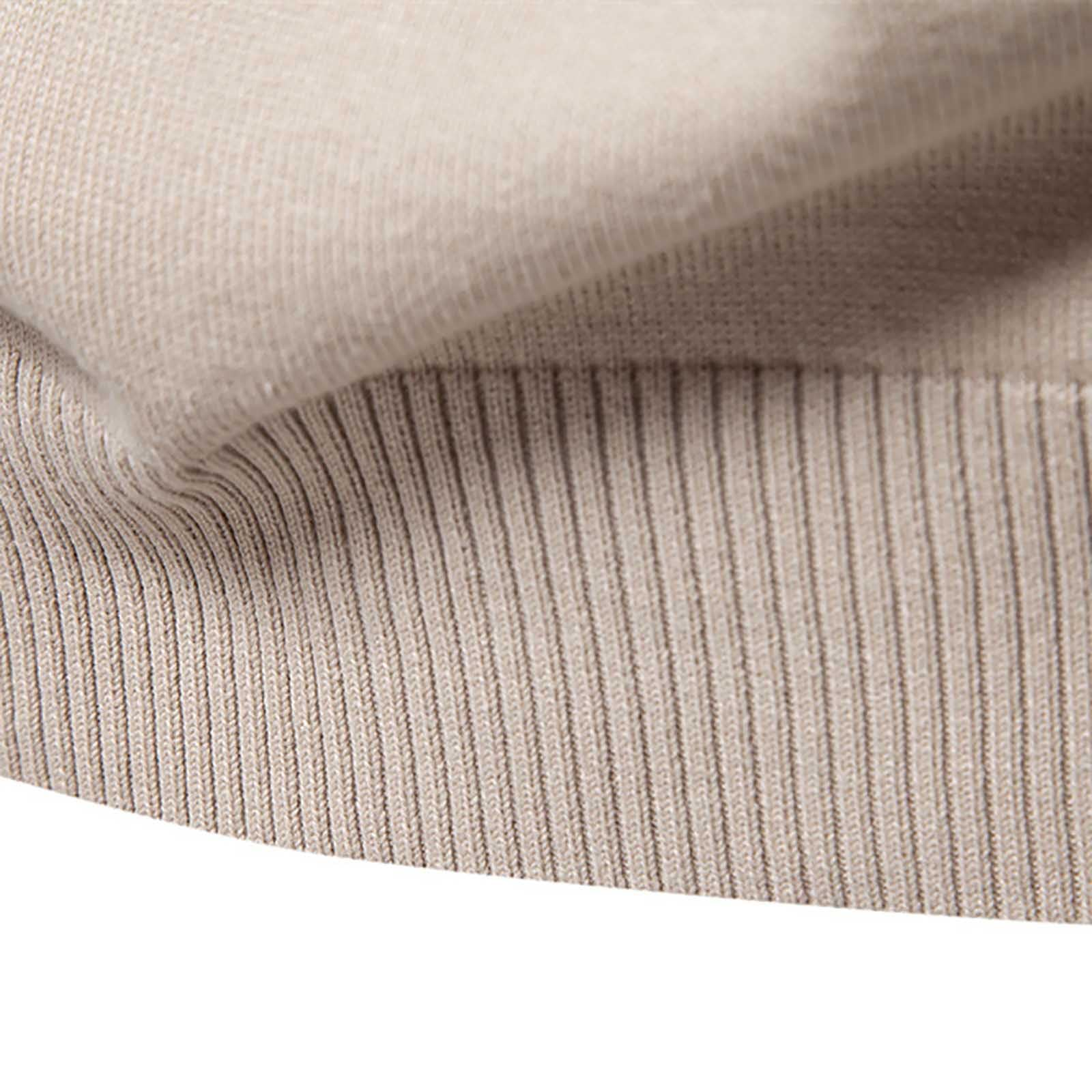 Pull Homme Fermeture Éclair, Pull De Travail Homme,Pull De Couleur Unie pour Hommes Col Montant Demi-Fermeture éClair Haut Slim Nouvelle