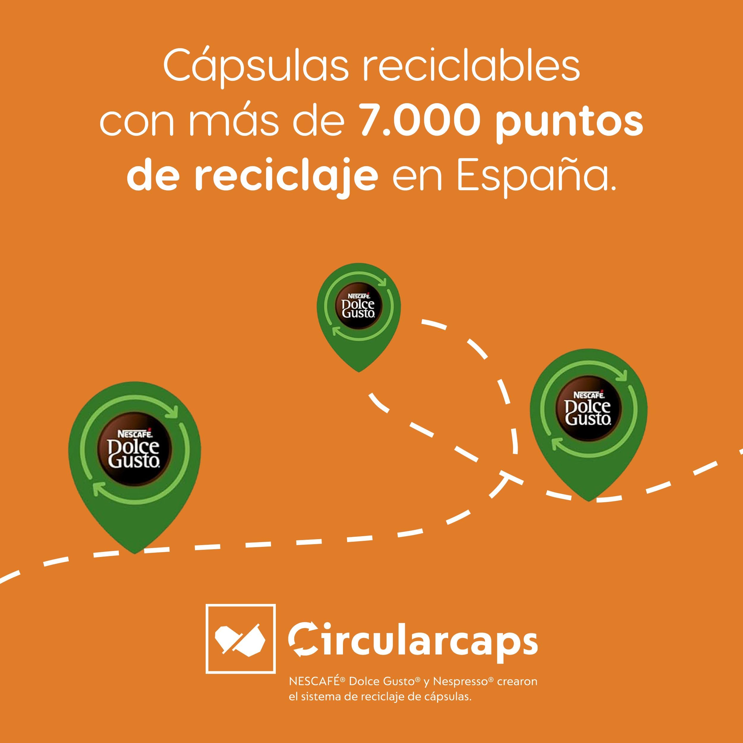 NESCAFÉ Dolce Gusto Cápsulas de Café Latte Macchiato Caramel, 48 Cápsulas (3 x 16), Originales para Cafeteras Dolce Gusto