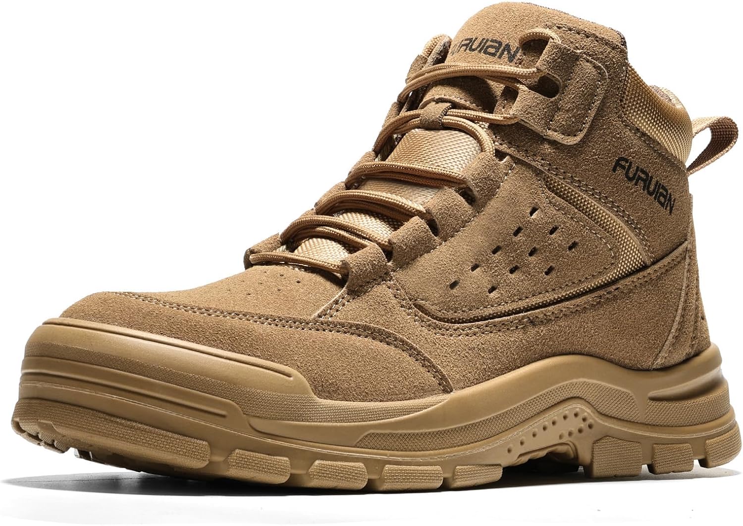 Furuian Tactical Boots for Men Women Non Slip Work Shoes for Men Comfortable Hiking Boot For Outdoor Climbing Trekking Backpacking
