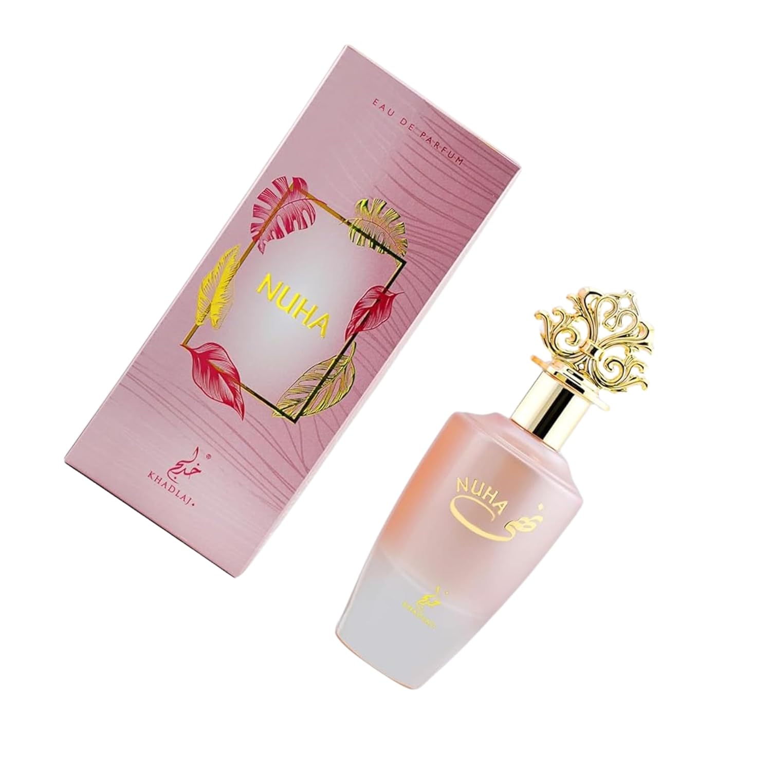 Khadlaj Nuha Eau de Perfume Spray for Women, 2.87 Ounce