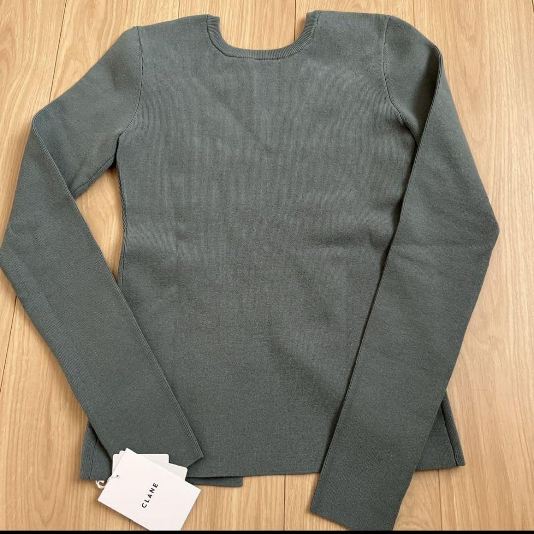 Amazon.co.jp: CLANE W FACE HOLE KNIT TOPS : ファッション