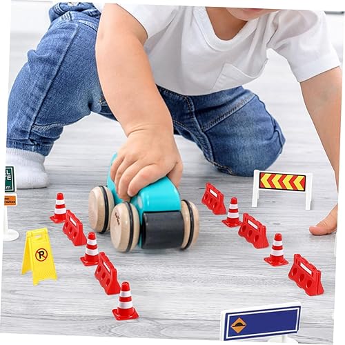 Miniatura 4 de Kisangel Juguete de barricada para niños, juguete de barricada, 48 piezas, corralito para niños, juguetes educativos para niños, juguete de cono de