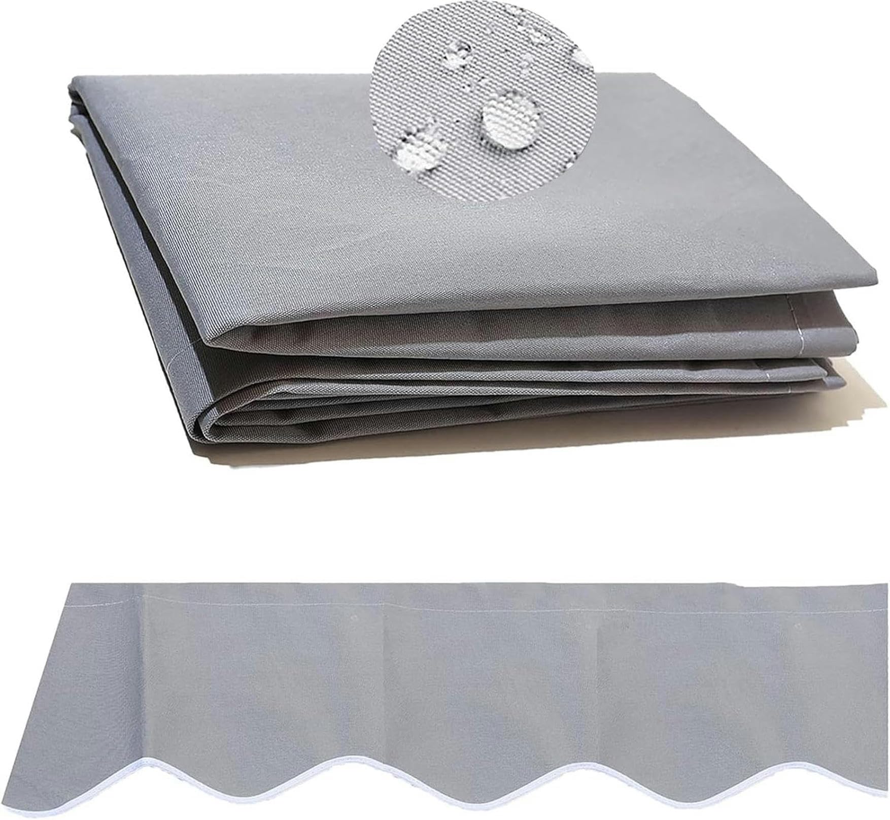 Toile de store banne imperméable housse auvent rétractable tissu polyester 280g m2 anti UV