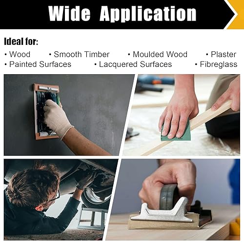 Miniatura 6 de Papel de lija de grano 120, papel de lija surtido para muebles de madera, metal, lijadora de mano, juego de papel de lija, hojas de papel de lija