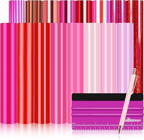 Vista 23 de TECKWRAP - Hojas de vinilo holográficas precortadas (12 x 12 pulgadas)