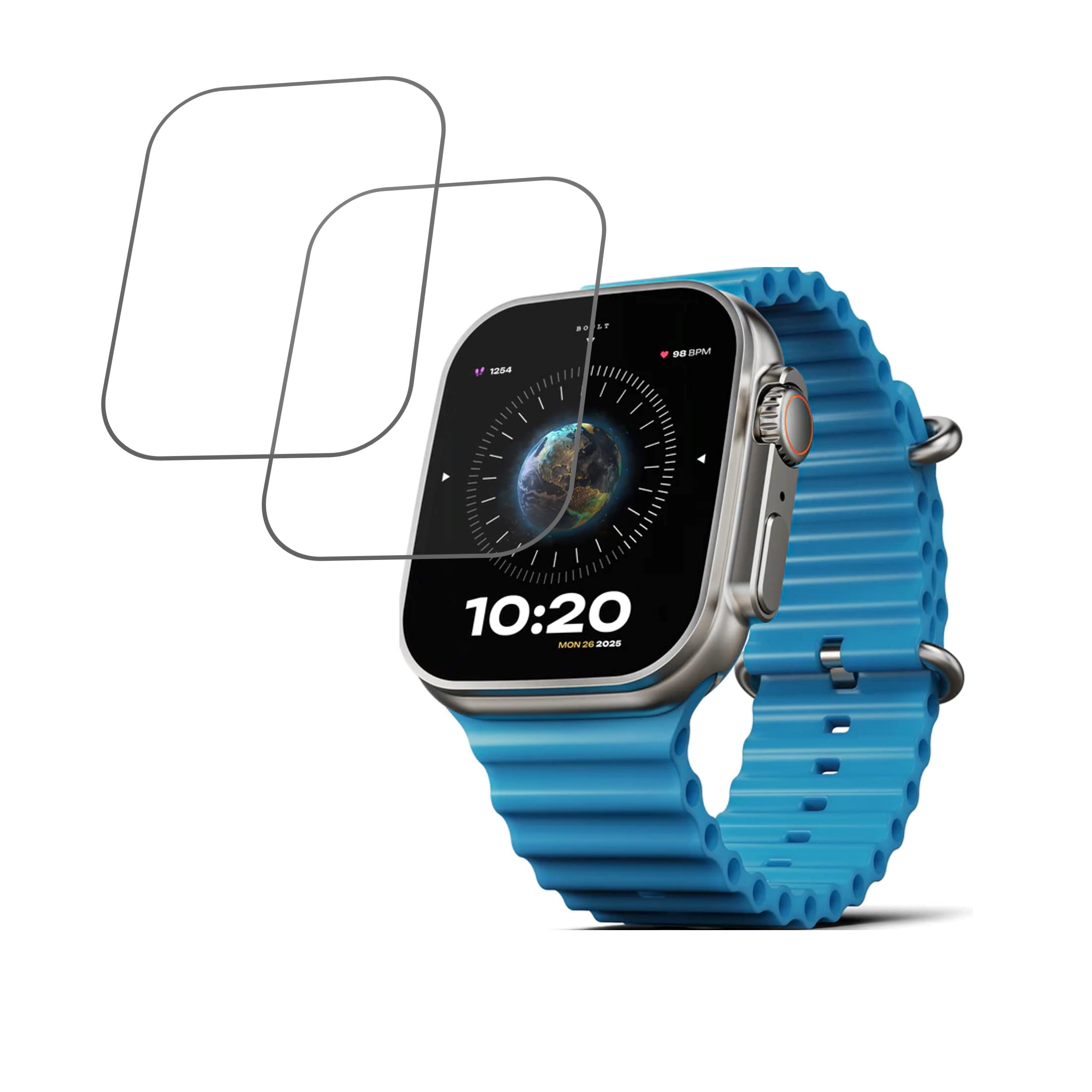 DVTECH® (Pack of 02 Flexible Unbreakable Scratch resistance Smartwatch Screen Protector for Boult Crown (Not a Tempered glass) (B0CBQBCLGQ) Amazon Price History, Amazon Price Tracker