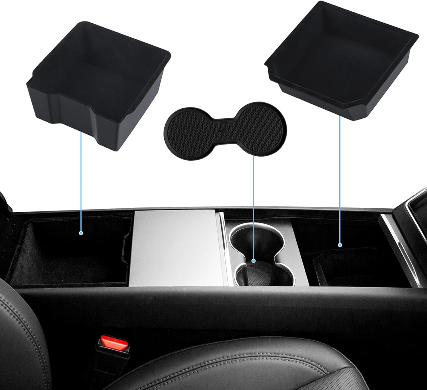 SIGLIN Center Console Organizer - Tesla Model Y accessories