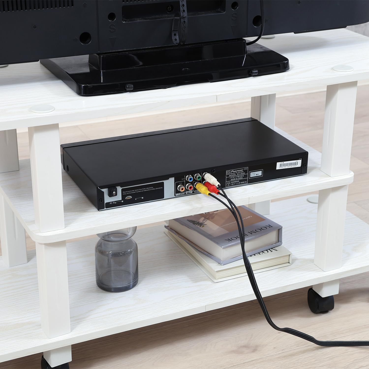 Amazon.co.jp: 不二貿易 キャスター付きテレビ台 コーナータイプ 工具