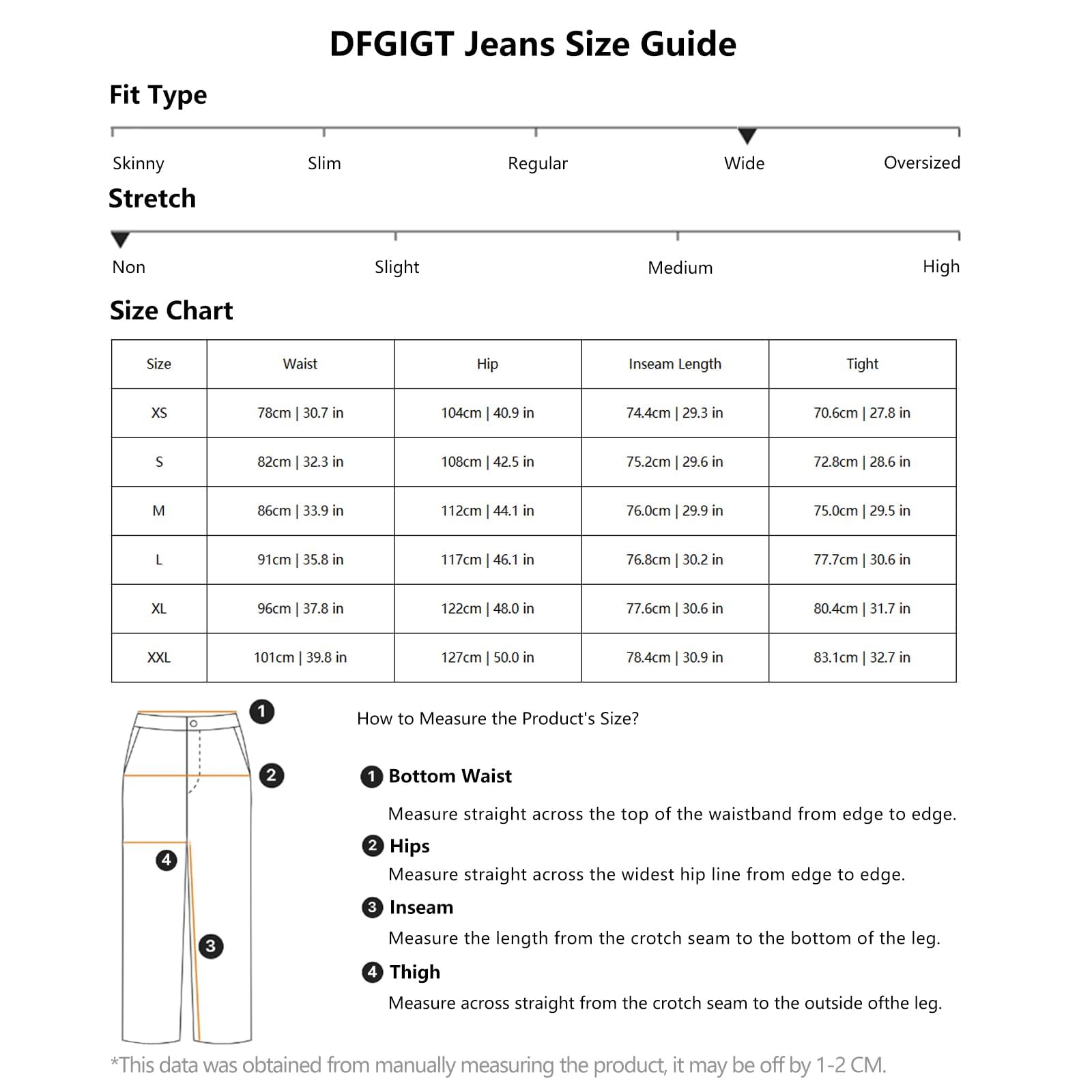 DFGIGT - Wuiso210s, Jeans Uomo
