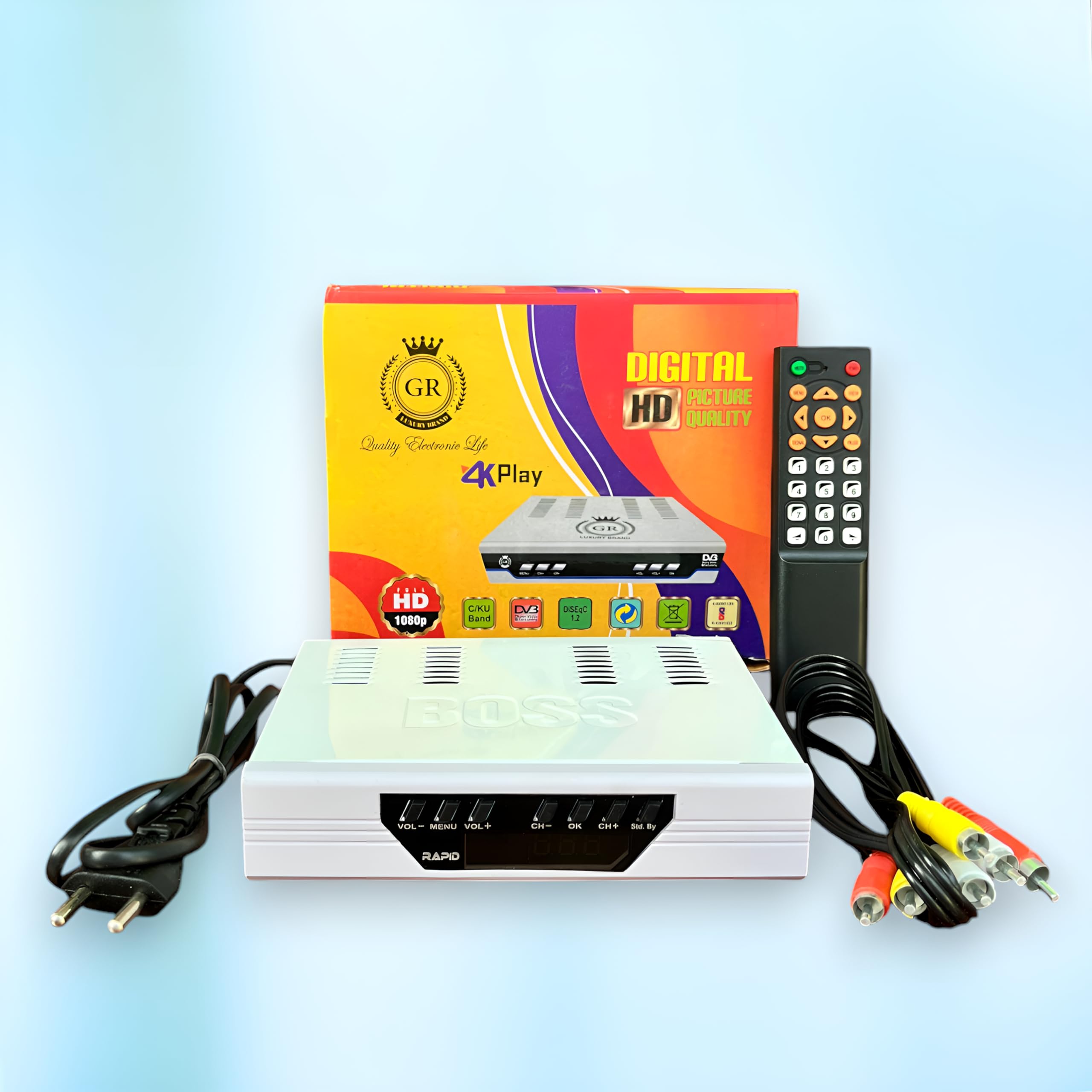 BOSS Free to Air DTH Set Top Box (2 Years Warranty)