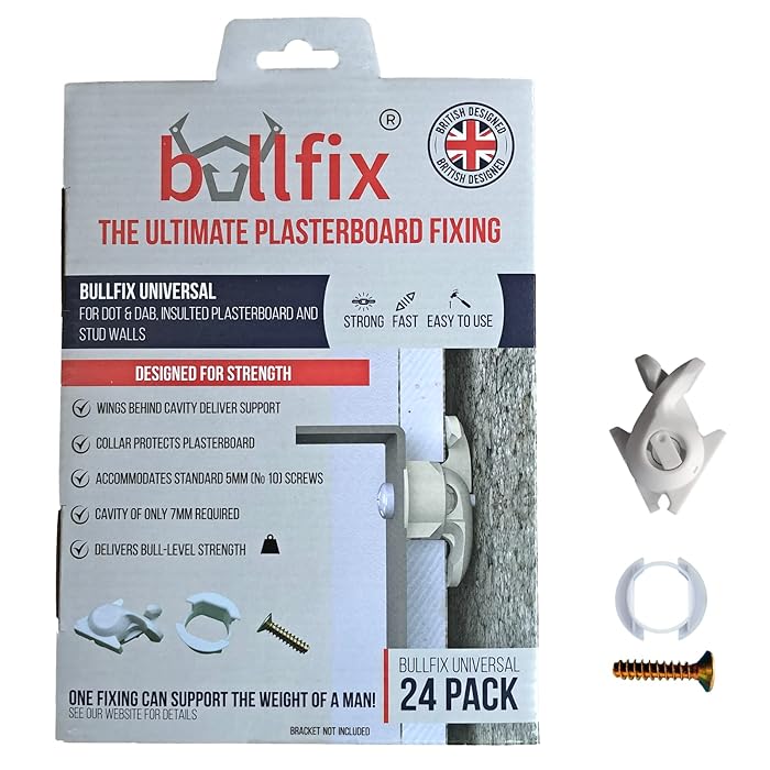 Buy Bullfix Heavy Duty Plasterboard Fixings Cavity Wall Fixing