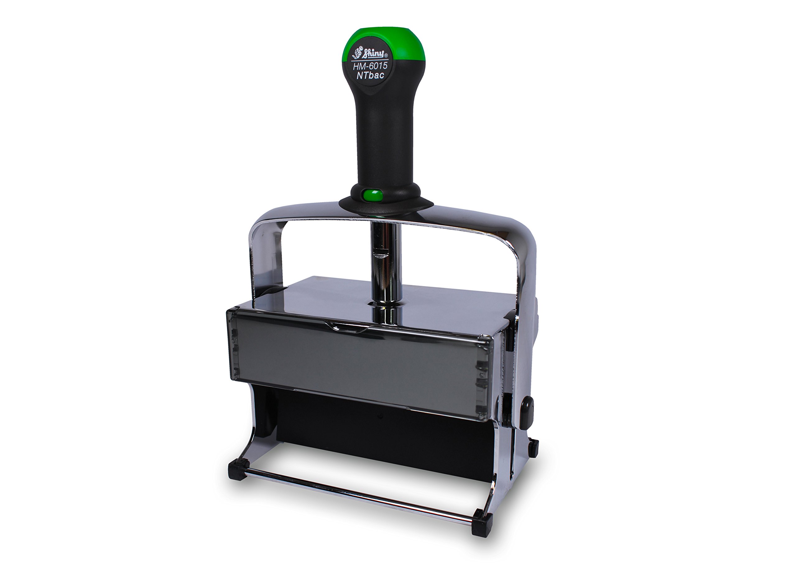 Timbro grande con testo a piacere, Shiny HM-6015, 116 x 65 mm, timbro autoinchiostrante fino a 14 righe – timbro da ufficio, timbro azienda