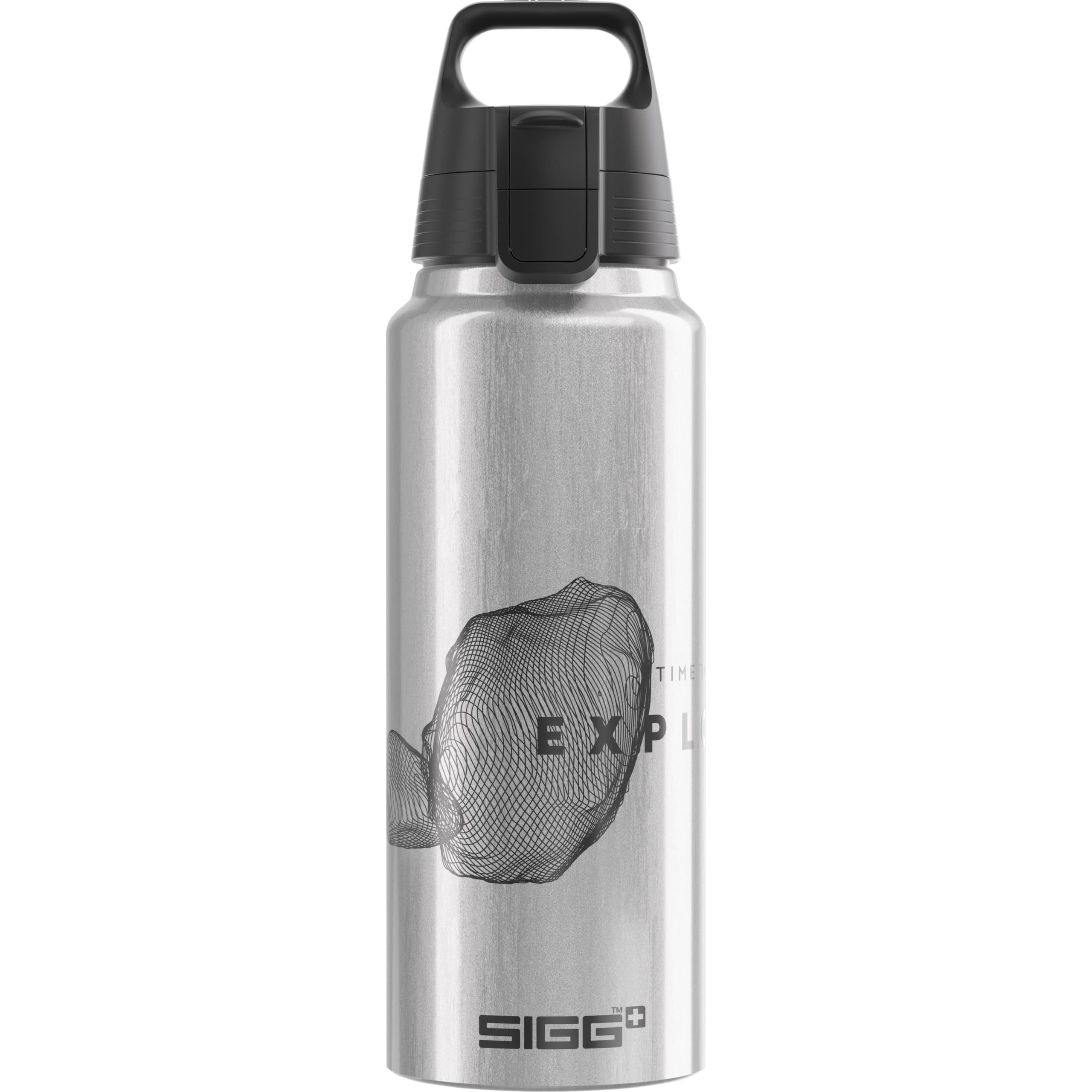 Sigg - Alu Trinkflasche - WMB ONE - Made in Switzerland - ClimatePartner Zertifiziert - Kohlensäure geeignet - Auslaufsicher - Federleicht - BPA-frei - Outdoor - 0,75L & 1L