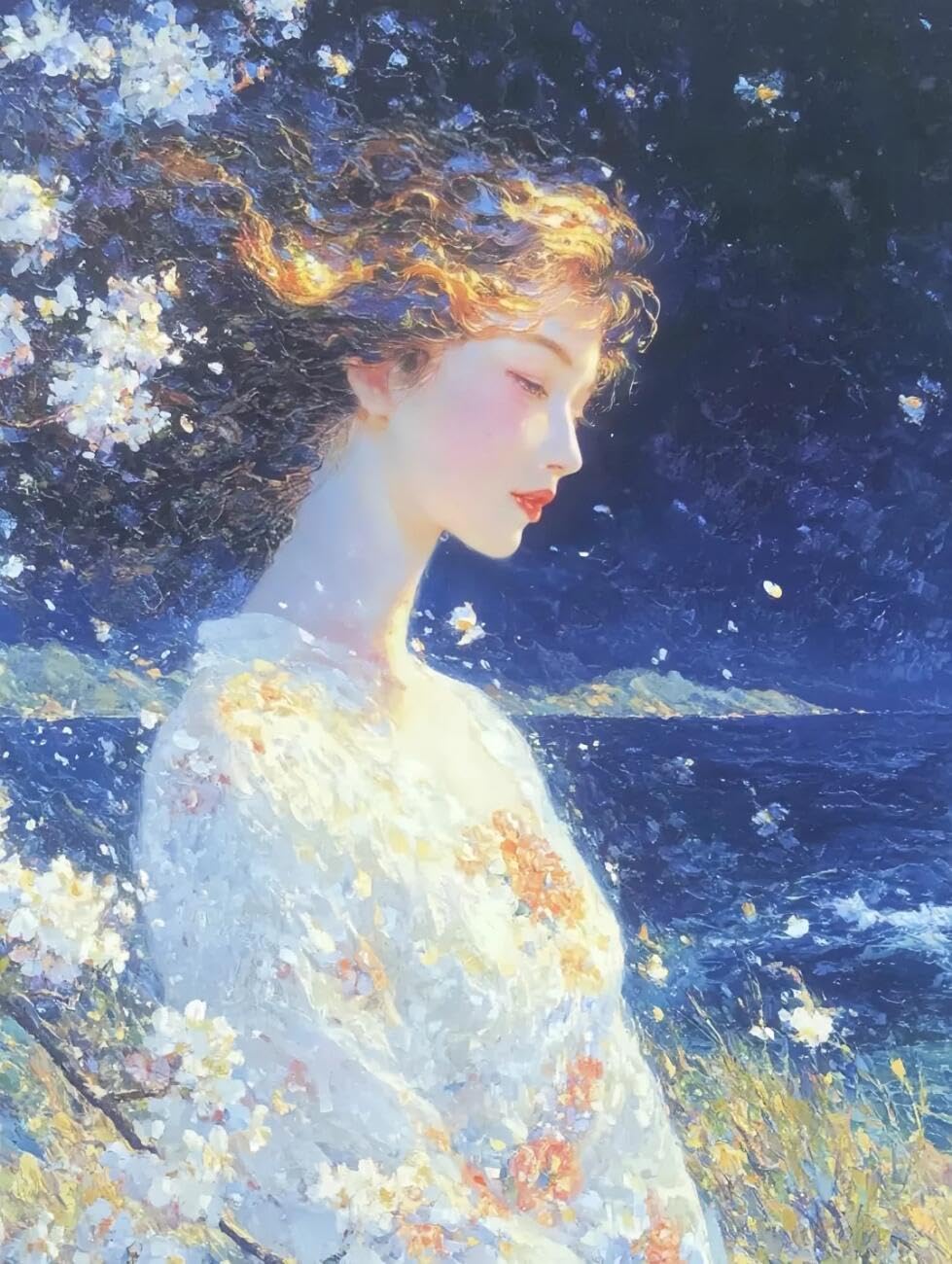 Henypt Cross Stitch Kits Goddess of Nature DIY Arts Aand Craft Kit for Adults Beginners with Accessories Home & Leisure/Gifts 14CT 60x80cm