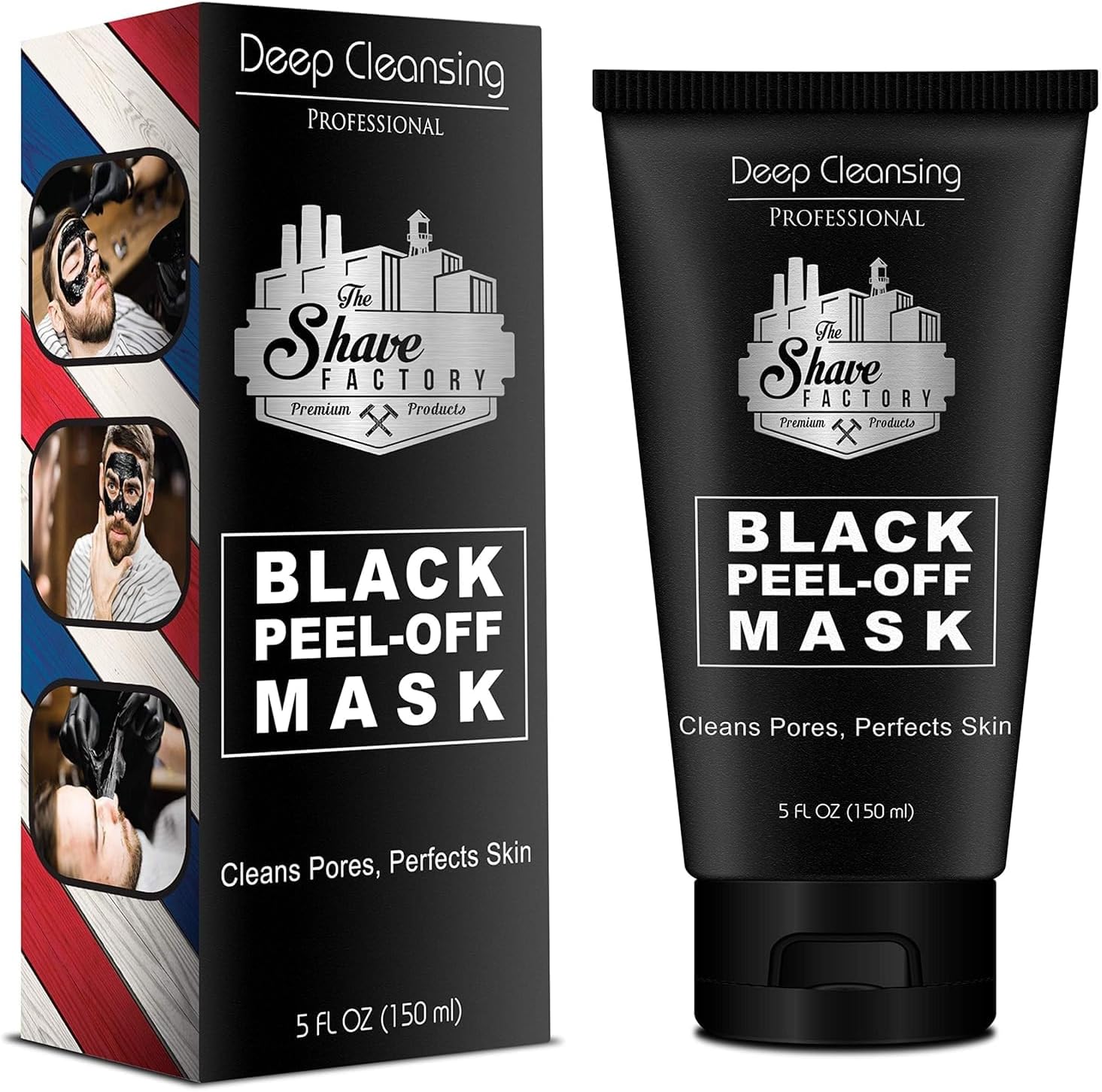 The Shave Factory Face Mask Blackhead Remover Mask 150 gr (5 fl oz.)