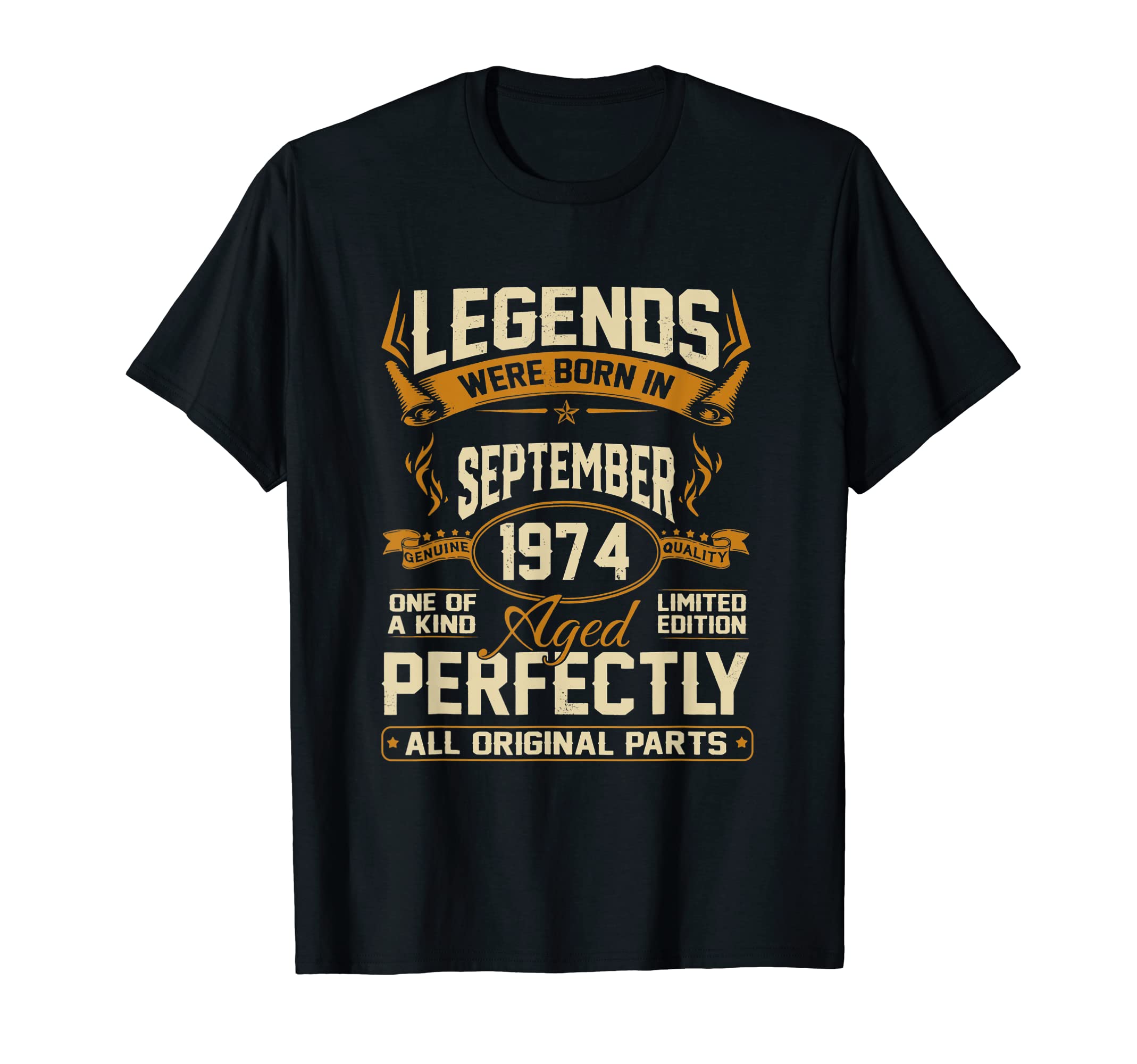 Legends Were Born In September 1974 T-Shirt