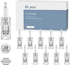 Dr.Pen Dermapen Needles 36 Tips – 10pcs Original Bayonet Replacement Cartridges for Dermapen A10 Professional, Microneedling Facial for Skin Care and Serum Absorption