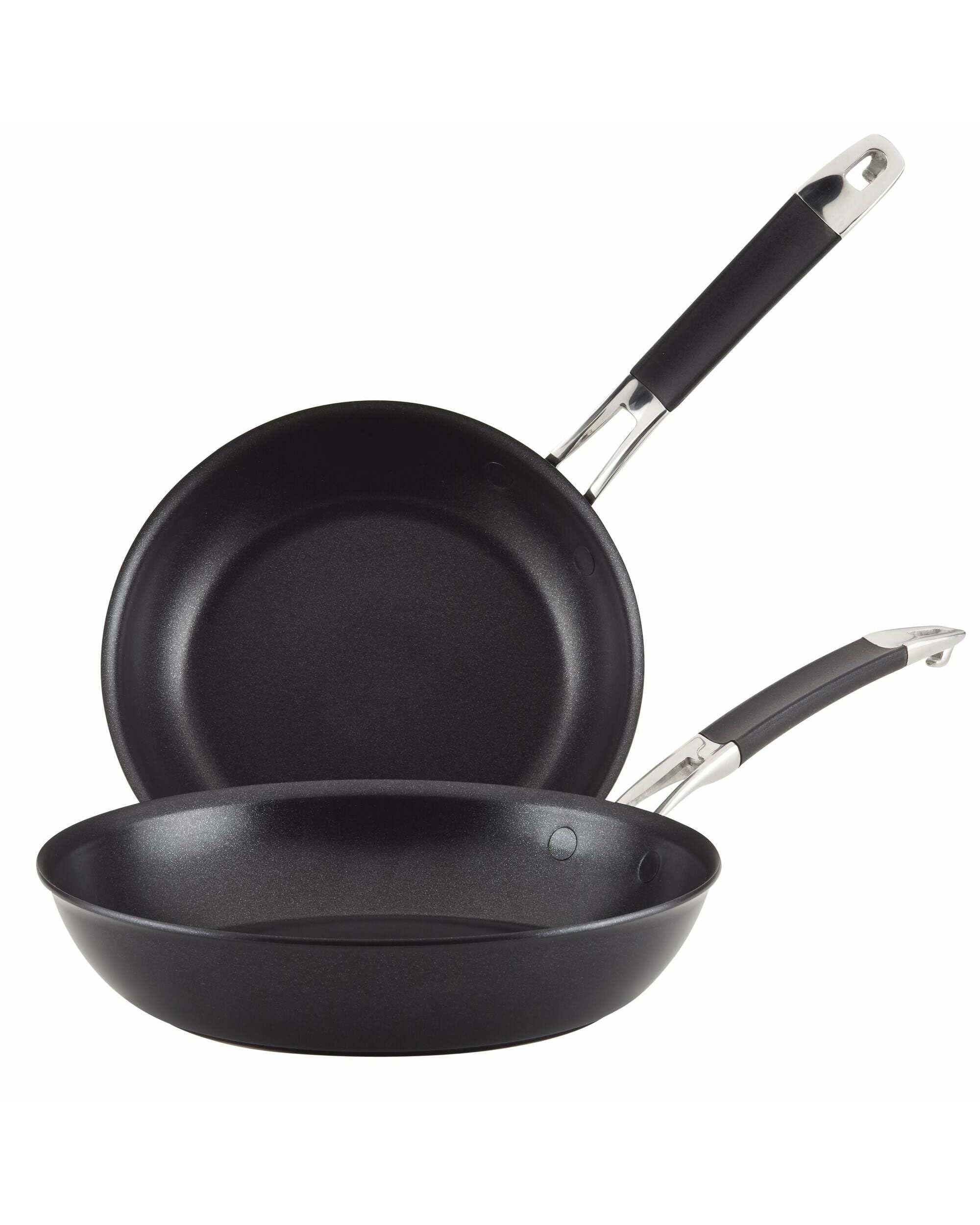 Anolon Smart Stack Hard Anodized Nonstick Frying Pan Set