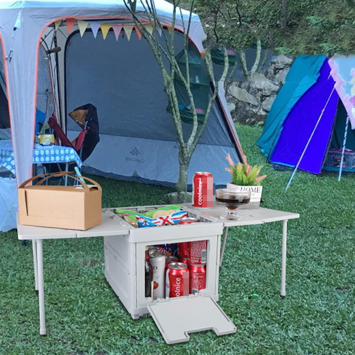 Amazon.com: OKL CPARTS Foldable Multifunction Outdoor Camping 