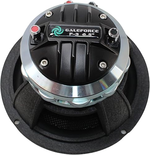 Miniatura 3 de Galeforce F-3 Pro Audio Altavoz de grado marino de 2 vías 6.5 pulgadas 400 W RMS con par de bocinas