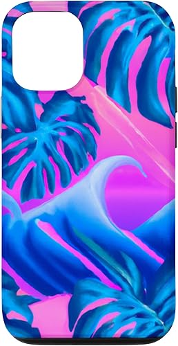 Miniatura 4 de Funda hawaiana para iPhone XR Hawaii Vaporwave Sunset Synthwave