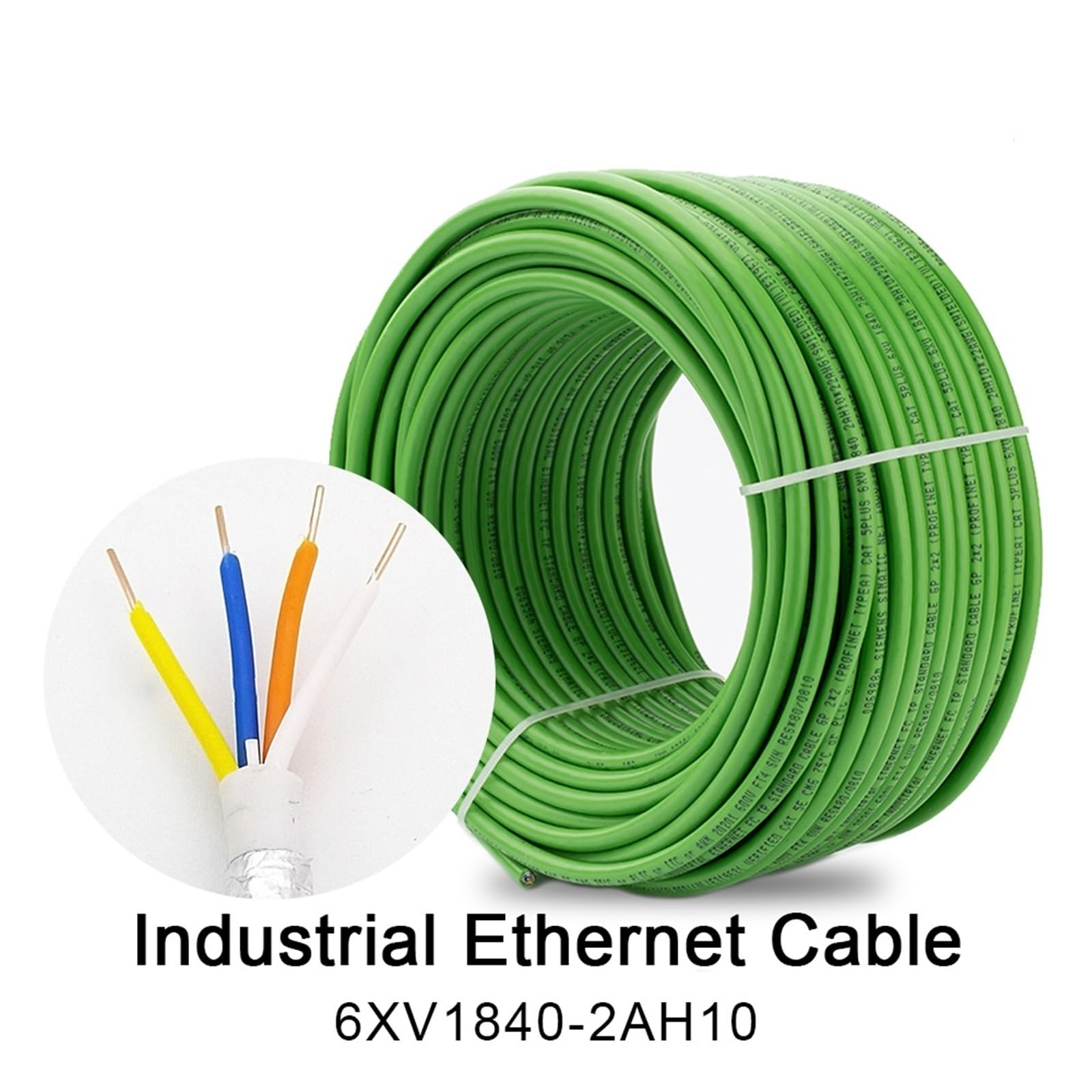 JDOUNFMO Standard FC Cable 2 cores DP Bus 6XV1830-0EH10 6XV1830-0EN20 6XV1830-0ET10 6XV1830-0ET50(Color:6XV1830-0ET10,Size:5M)