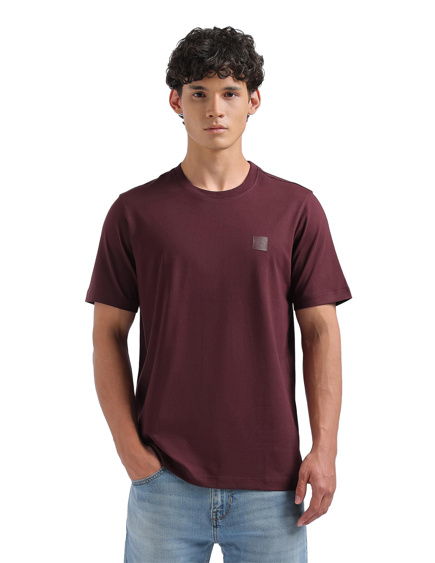 flying machine Men's Regular Fit T-Shirt | Solid | Tshirt for Man-picture-22
