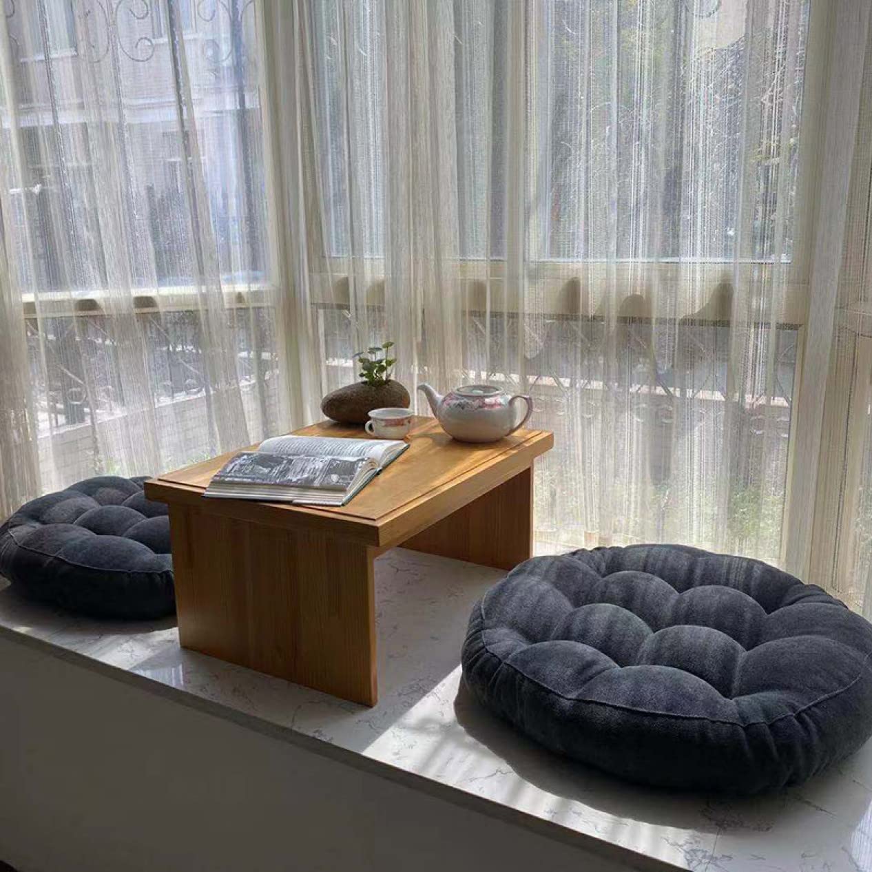 Amazon.co.jp: SCTX 座布団 フロアクッション 50*50*7cm オフィス