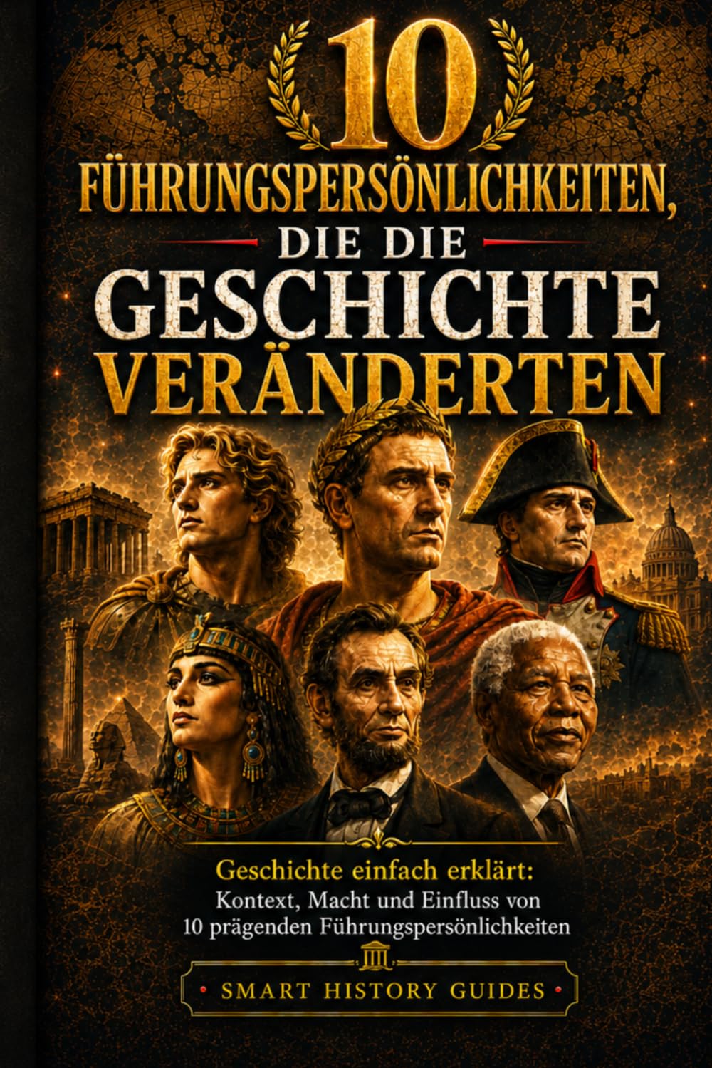 10 FÜHRUNGSPERSÖNLICHKEITEN, DIE DIE GESCHICHTE VERÄNDERTEN: Geschichte einfach erklärt: Kontext, Macht und Einfluss von 10 prägenden Führungspersönlichkeiten (Smart History Guides)