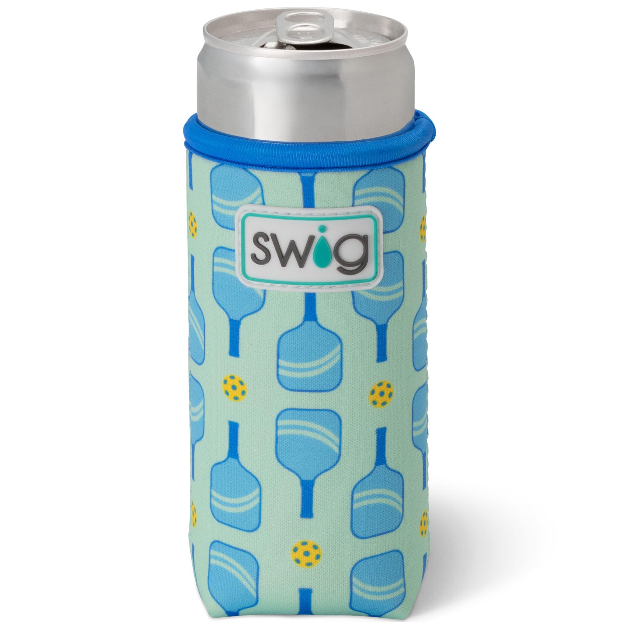 Swig Life Slim Can Bottle Cooler, Neoprene Insulated Can Sleeve Jacket  for Slim Size 12oz Cans or Bottles Seltzer, Dink Shot Skinny Can Coolie