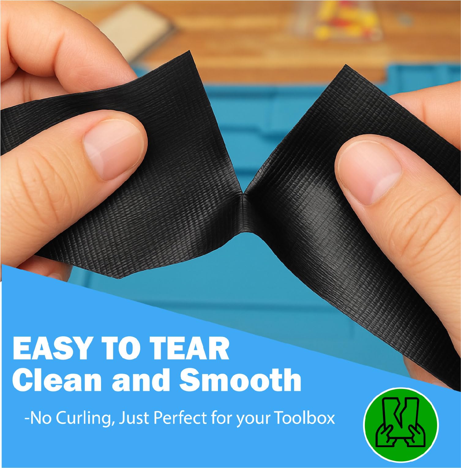 Dpm tapes - 1900 Duct Tape - Nastro Americano Telato Extra Forte per Riparazioni, Fissaggio, Imballaggio, Sigillatura, Emergenze, Tutti gli utilizzi - Per interni ed esterni - 50 mm x 50 m (Nero)