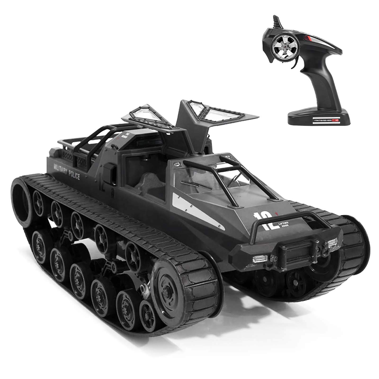 GoolRCRechargeable RC Tank Car Remote Control Car 1/12 2.4GHz Gifts Toy 360° Rotating Vehicle Gifts for Boys Girls Teens and Children