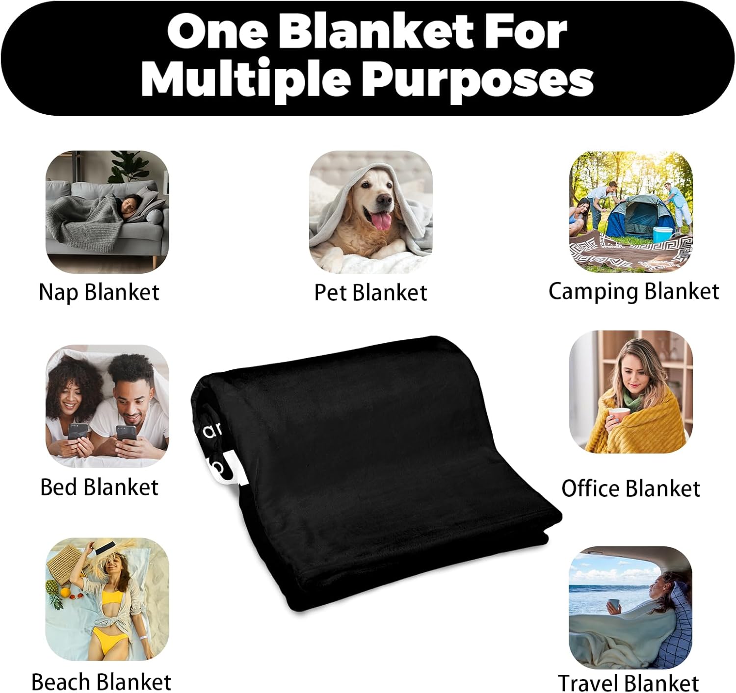 Custom Idol Anime Character Photo Blanket - Personalized Throw Blanket with Picture & Text Gifts for Fans Birthday Cosplay Events Custom Your Own Design Blankets Bulk Available (50''x60'')