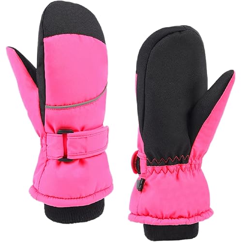 TRIWONDER Kids Snow Gloves Winter Cold Weather Ski Gloves Boys Girls Warm Gloves Snowboarding Snow Sports