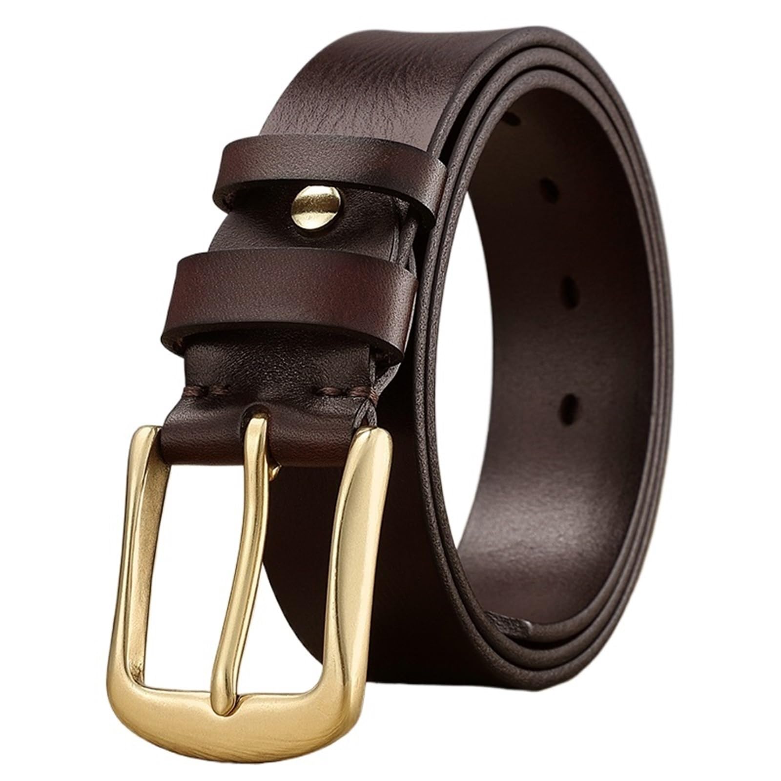 Ceinture cuir de vache noir idéale pour sublimer un costume ou un jean homme