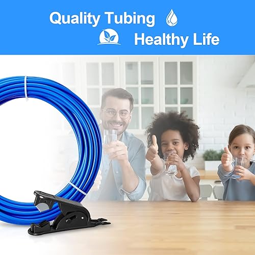 Miniatura 7 de Tubo de agua O.D.RO de 100 pies de 14 de pulgada, tubo certificado NSF para sistema de filtro de purificador de agua RO (ósmosis inversa), manguera