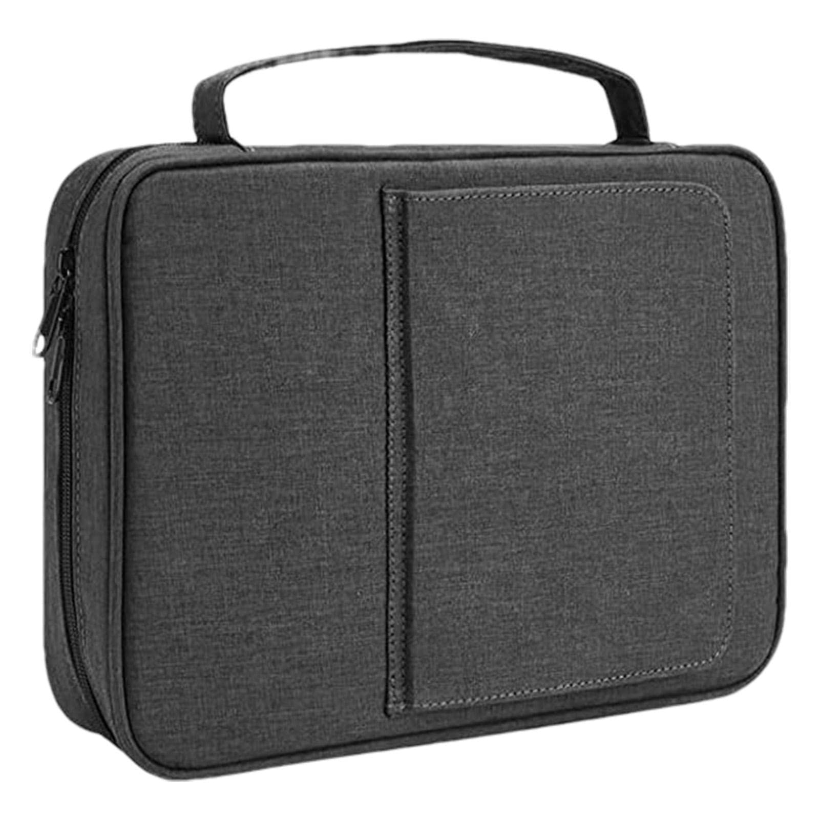 Bible Covers for Men - Bible Carrying Case with Pockets - Water-Resistant Study Bible Holder Pockets for, Church Prayer, for Family, Coworkers, Neighbors, and Best Friends