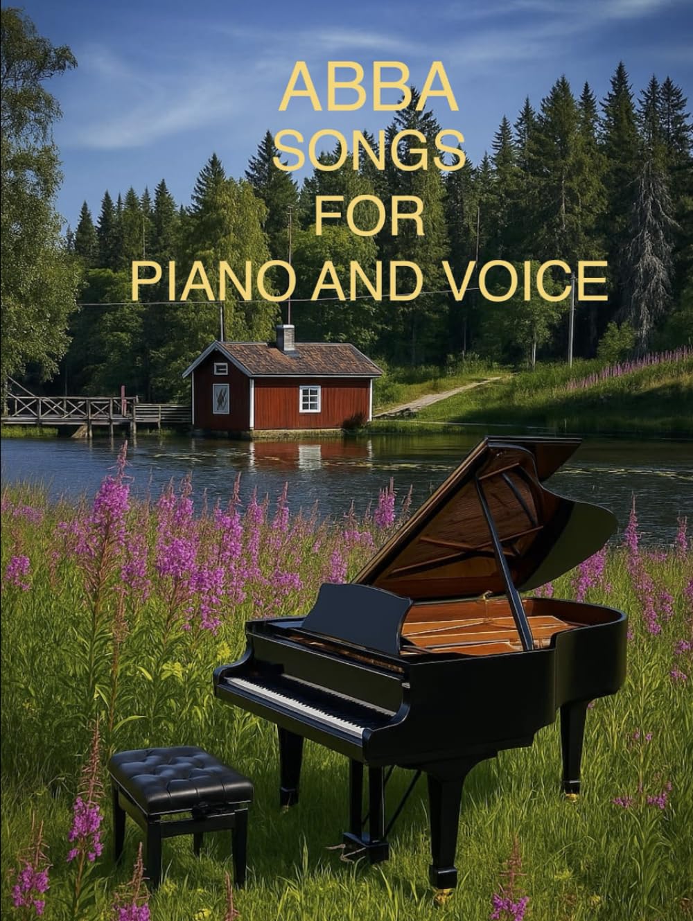 ABBA SONGS FOR PIANO AND VOICE: Gebundene Ausgabe