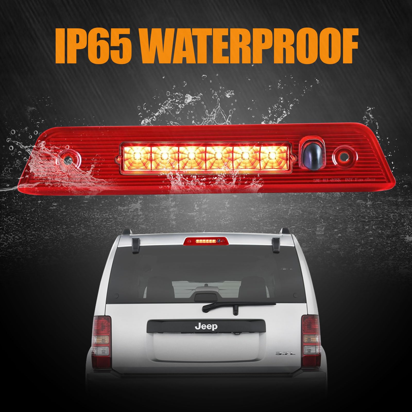 Amazon.com: Cxdar Third 3rd Brake Light LED for 2008-2012 Jeep