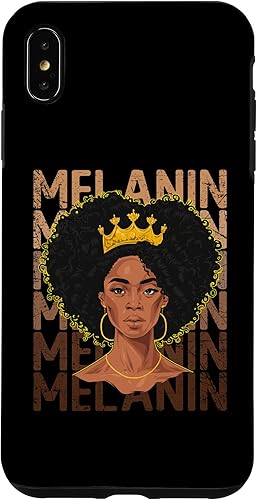 Funda para iPhone XS Max Black Strong para mujer, color negro afro Love Melanina African Girl American Funda para iPhone XS Max Black Strong para mujer, color negro afro Love Melanina African Girl American